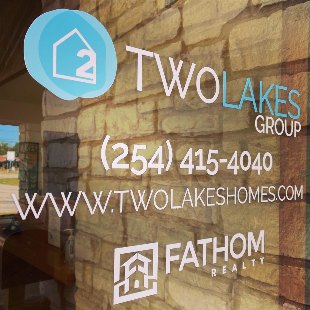 Two Lakes Group office Door Central Texas Realtors